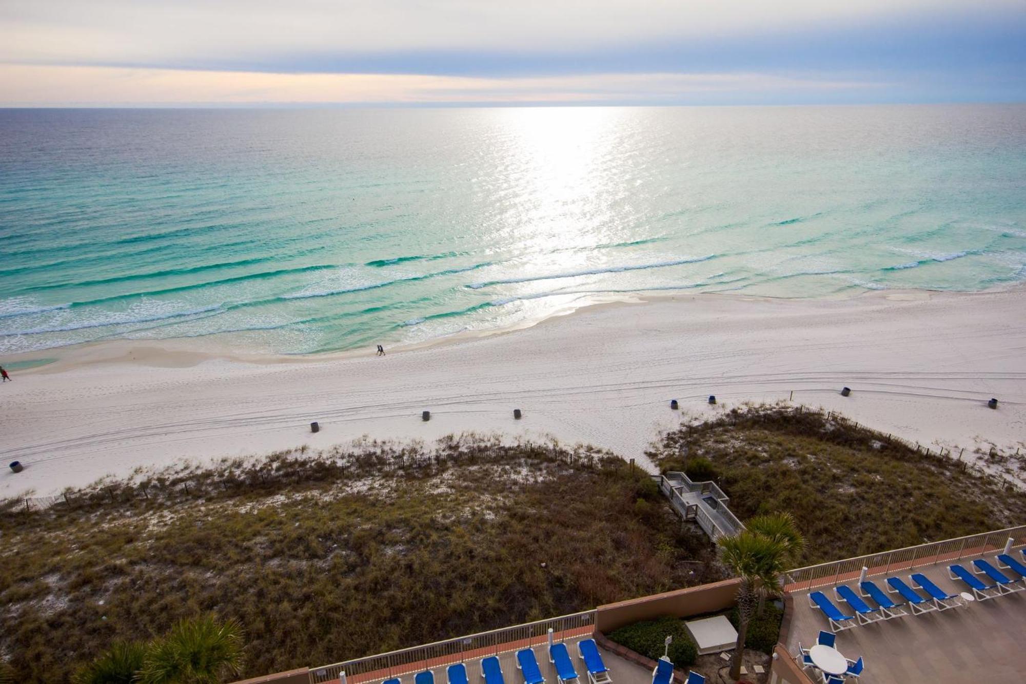 Gulf Front Master Br In Sunrise Beach With Amazing Views! Sleeps 7! Panama City Beach Kültér fotó