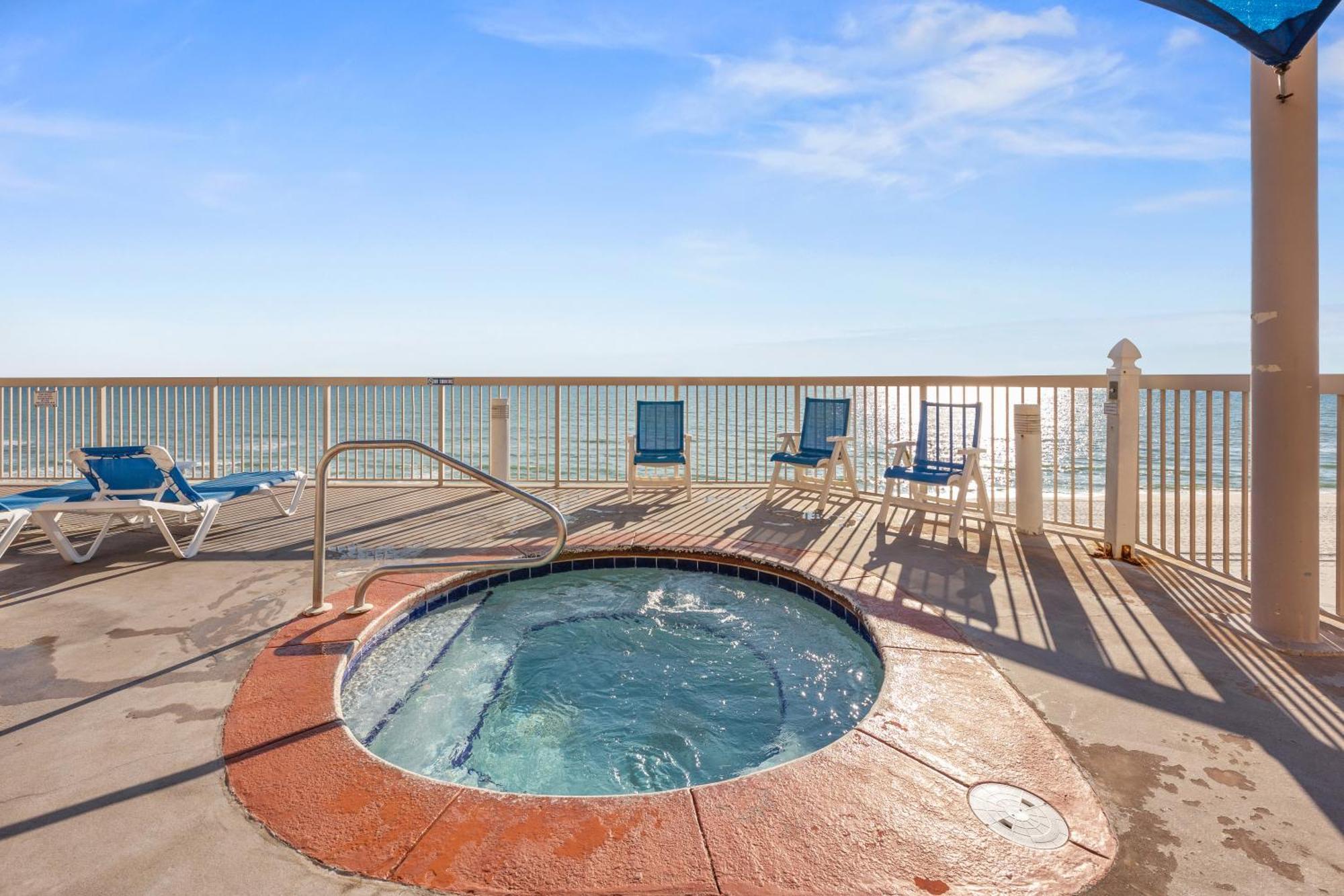 Gulf Front Master Br In Sunrise Beach With Amazing Views! Sleeps 7! Panama City Beach Kültér fotó