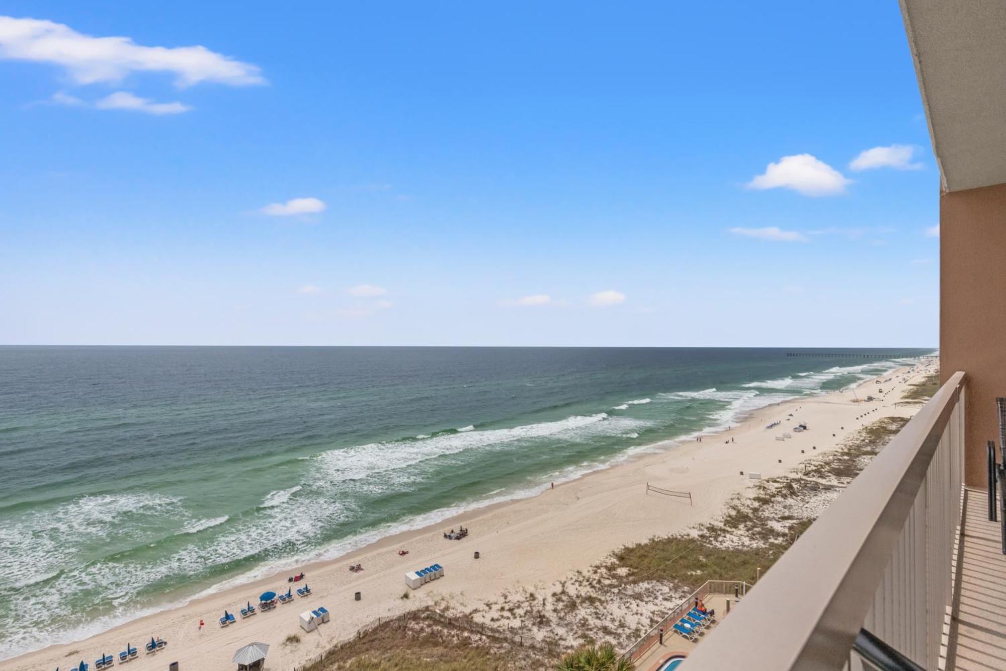 Gulf Front Master Br In Sunrise Beach With Amazing Views! Sleeps 7! Panama City Beach Kültér fotó