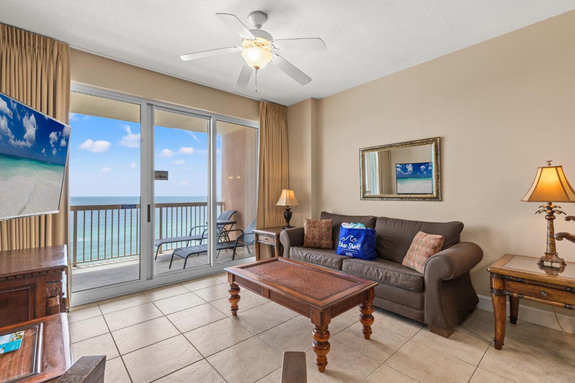 Gulf Front Master Br In Sunrise Beach With Amazing Views! Sleeps 7! Panama City Beach Kültér fotó
